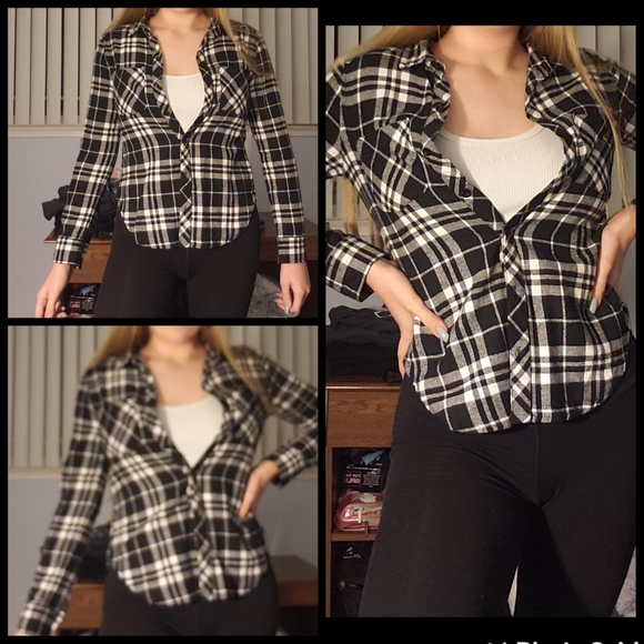 Black and White Flannel! - Picture 1 of 3